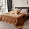 Waterproof blanket for protecting beds and bedding
